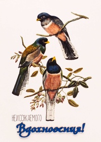 S138 Открытка Simple Cards 10х15 см - Вдохновение