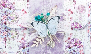 К396 Подарочный конверт ручной работы - Безмятежность