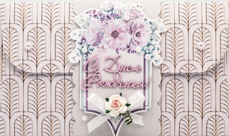 К450 Подарочный конверт ручной работы - Симфония